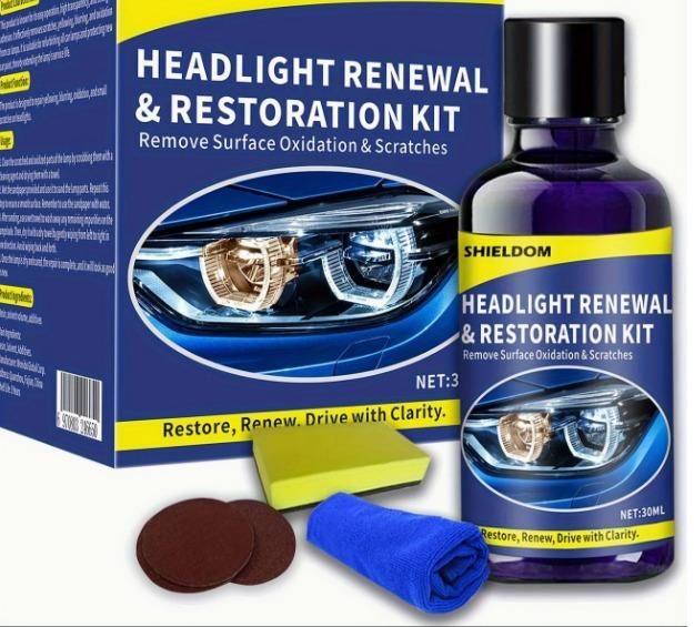 Headlight Renewal and Restoration Kit