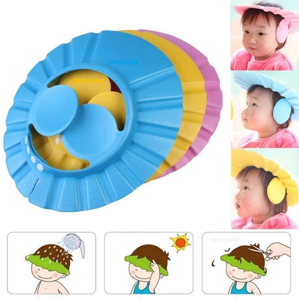 Baby Adjustable Safe Bathing Shower Cap