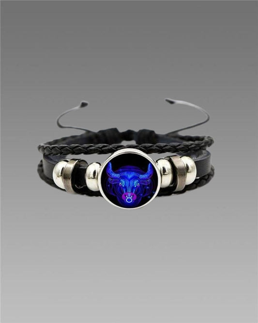 Zodiac Constellation Braided Design Bracelet