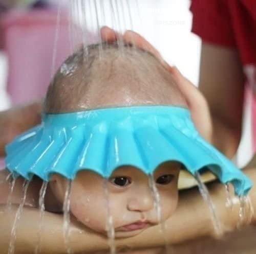 Baby Adjustable Safe Bathing Shower Cap