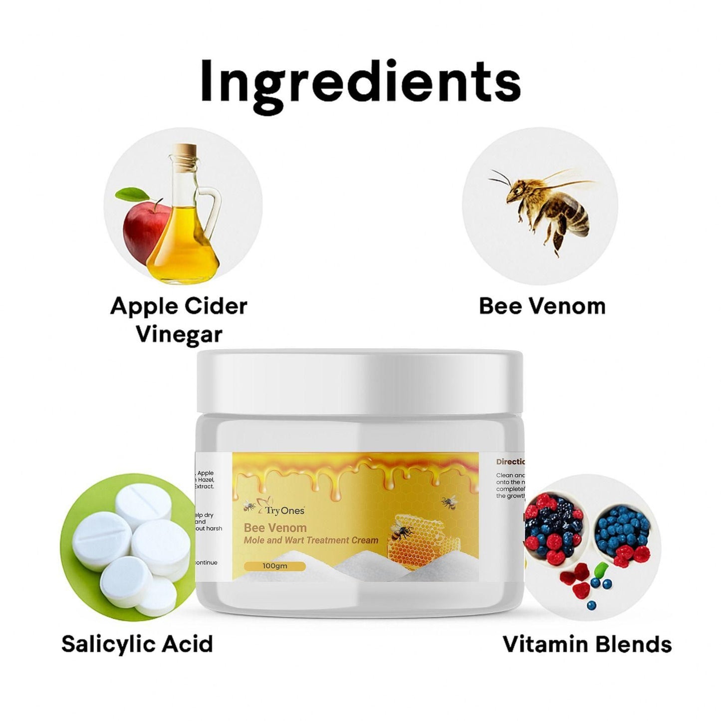 Mole and Wart Treatment Cream